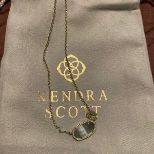 Kendra Scott Elisa necklace slate
